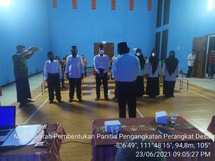 PEMBENTUKAN PANITIA PENGANGKATAN PERANGKAT DESA